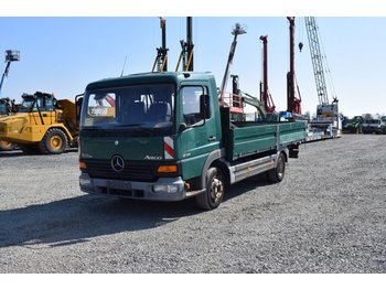 Schuifzeilen vrachtwagen Mercedes-Benz 815 Pritsche + Kran Fassi: afbeelding 1