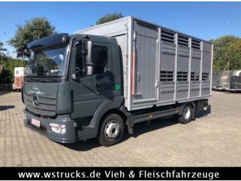 Veewagen vrachtwagen voor het vervoer van dieren Mercedes-Benz 821L" Neu" gebr. Finkl Einstock Vollalu: afbeelding 1