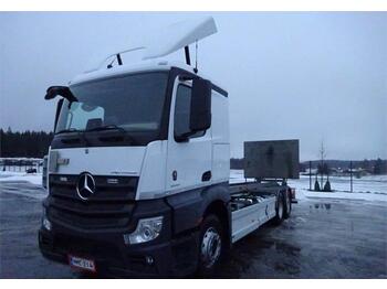 Containertransporter/ Wissellaadbak vrachtwagen Mercedes-Benz ACTROS 2551L 6x2 Piako tasonostolaite+pl-nostin+Lä: afbeelding 1
