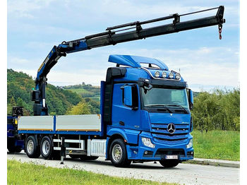 Vrachtwagen met open laadbak Mercedes-Benz ACTROS 2645 Pritsche 6,60m + Kran/FUNK*6x2*: afbeelding 1