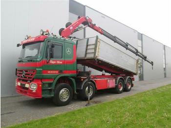 Kipper vrachtwagen Mercedes-Benz ACTROS 3244 8X4 HMF 2420 (2013) FULL STEEL EURO: afbeelding 1