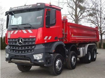 Kipper vrachtwagen Mercedes-Benz AROCS 4142 8x6 EURO6 DSK Meiller Kipper: afbeelding 1