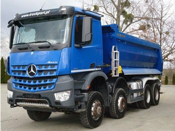Kipper vrachtwagen Mercedes-Benz AROCS 4145 8x6 EURO6 Muldenkipper TOP!: afbeelding 1
