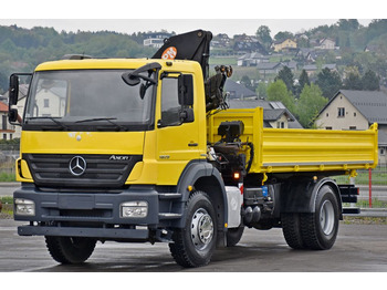 Mercedes-Benz AXOR 1829 * KIPPER 5,00m + PM SERIE 14 * TOP  - Kraanwagen, Kipper vrachtwagen: afbeelding 4