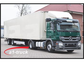 Koelwagen vrachtwagen Mercedes-Benz Actros 1832 LS inkl. Kühlauflieger: afbeelding 1