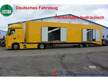 Autovrachtwagen vrachtwagen Mercedes-Benz Actros 1845 Spezial Geschlossen Transport 4 PKW: afbeelding 1