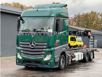 Containertransporter/ Wissellaadbak vrachtwagen Mercedes-Benz Actros 2536L 6x2 EU6 Retarder BDF-Fahrgestell: afbeelding 1