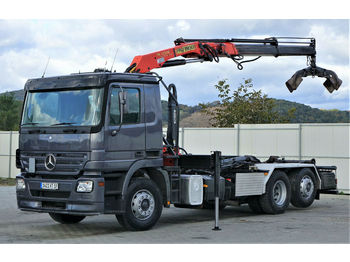 Haakarmsysteem vrachtwagen Mercedes-Benz Actros 2536 Abrollkipper 6,70m+ KRAN*Topzustand!: afbeelding 1