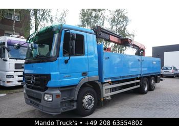 Vrachtwagen met open laadbak Mercedes-Benz Actros 2536 L 6x2 3-Pedal, Pritsche+Ladekran Pal: afbeelding 1