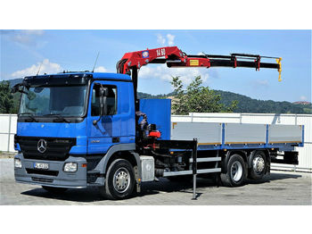 Vrachtwagen met open laadbak Mercedes-Benz Actros 2536 Pritsche 7,50m+ Kran*Topzustand!: afbeelding 1