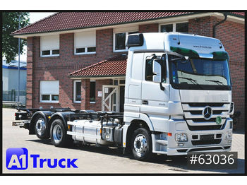 Containertransporter/ Wissellaadbak vrachtwagen Mercedes-Benz Actros 2541 BDF Retarder LBW, Megaspace: afbeelding 1