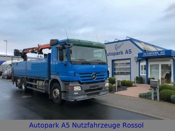 Vrachtwagen met open laadbak Mercedes-Benz Actros 2541 Liftachse Kran Tempomat Klima: afbeelding 1