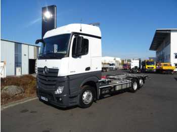 Containertransporter/ Wissellaadbak vrachtwagen Mercedes-Benz Actros 2542 LL 6x2 BDF-Fahrgestell ADR Euro 6: afbeelding 1
