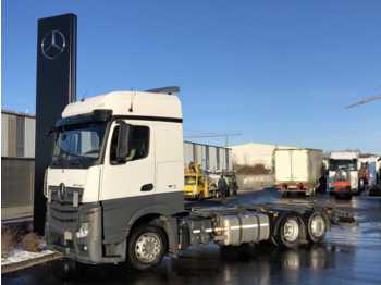 Containertransporter/ Wissellaadbak vrachtwagen Mercedes-Benz Actros 2542 LL 6x2 BDF, Retarder, Euro 6, Safet: afbeelding 1