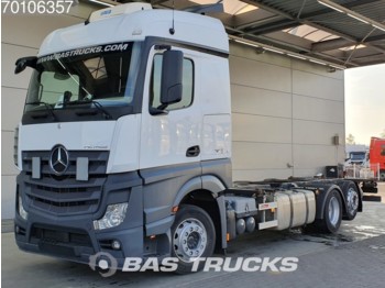 Containertransporter/ Wissellaadbak vrachtwagen Mercedes-Benz Actros 2542 LS 6X2 Retarder Liftachse Standklima Euro 6 ACC: afbeelding 1
