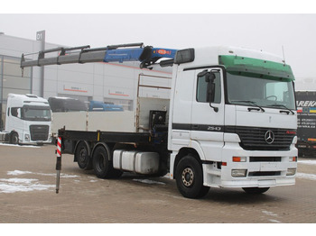Vrachtwagen met open laadbak, Kraanwagen Mercedes-Benz Actros 2543 L, MP1, 6X2, CRANE  PM 26.5S (2014): afbeelding 2
