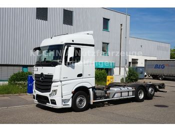 Containertransporter/ Wissellaadbak vrachtwagen Mercedes-Benz Actros 2545LL BDF Multiwechsler Safety 2xAHK Eu6: afbeelding 1