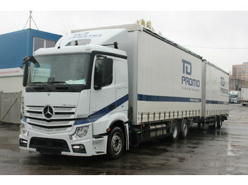 Schuifzeilen vrachtwagen Mercedes-Benz Actros 2545, EURO 6 + SVAN: afbeelding 1