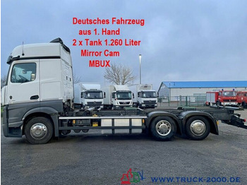 Mercedes-Benz Actros 2548 BDF Big Space 2xTank Retarder 1.Hand - Containertransporter/ Wissellaadbak vrachtwagen: afbeelding 1