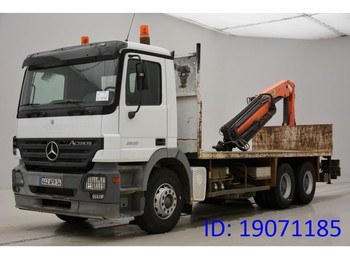 Vrachtwagen met open laadbak, Kraanwagen Mercedes-Benz Actros 2632 - 6x4: afbeelding 1