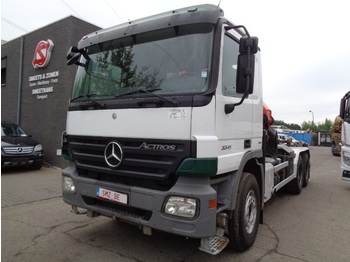 Containertransporter/ Wissellaadbak vrachtwagen Mercedes-Benz Actros 3341 palfinger Pk 23005 tractor TOP: afbeelding 1