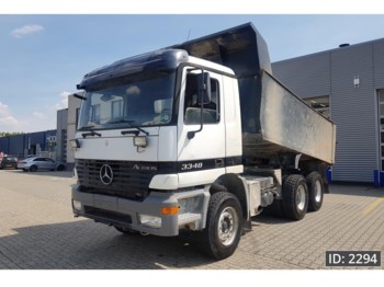 Kipper vrachtwagen Mercedes-Benz Actros 3348 Day Cab, Euro 3, full steel suspension: afbeelding 1
