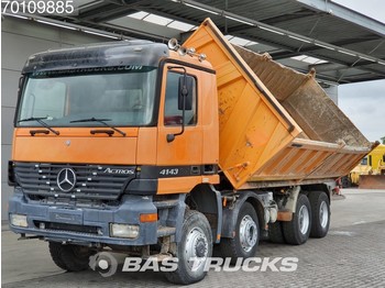 Kipper vrachtwagen Mercedes-Benz Actros 4143 K 8X6 Manual BigAxle SteelSuspension 15m3 Euro 3: afbeelding 1