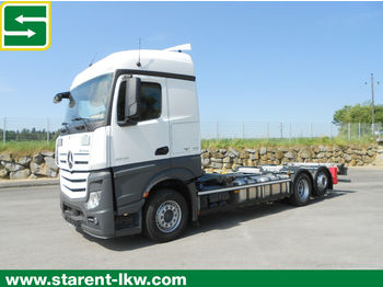 Containertransporter/ Wissellaadbak vrachtwagen Mercedes-Benz Actros BDF 2543 L, MP 4, Multiwechsler: afbeelding 1