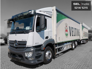 Drankenwagen vrachtwagen Mercedes-Benz Antos 2540 / KOMPLETT/LBW/Ret. / Lift-Lenkachse: afbeelding 1