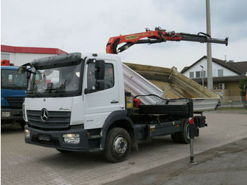 Kipper vrachtwagen, Kraanwagen Mercedes-Benz Atego 1223 K 2-Achs Kipper Kran Palf. PK 8501: afbeelding 1