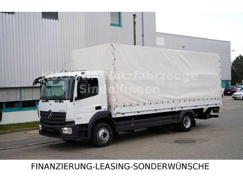 Schuifzeilen vrachtwagen Mercedes-Benz Atego 1224L Pr.-Plane 7,2m LBW Klima AHK 3-Sitze: afbeelding 1