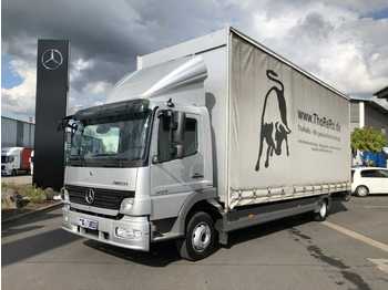 Schuifzeilen vrachtwagen Mercedes-Benz Atego 1224 L Curtainsider Pritsche + Plane: afbeelding 1