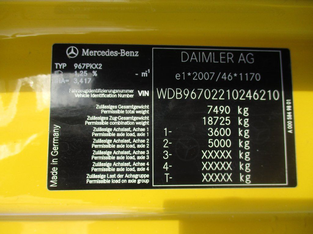 Bakwagen Mercedes-Benz Atego 210: afbeelding 11