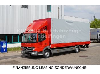 Schuifzeilen vrachtwagen Mercedes-Benz Atego 818L Pritsche 7,22m  LBW Klima Luftgef: afbeelding 1