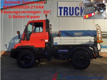 Kipper vrachtwagen, Gemeentelijke machine/ Speciaal Mercedes-Benz Unimog U300 Winterdienst Streuer Wechsellenkung: afbeelding 1