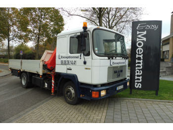 Openbakwagen vrachtwagen MAN 12.232 Kran