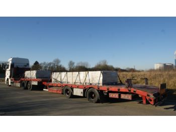 Openbakwagen vrachtwagen MAN 6x2 mit anhänger special maschinen transport
