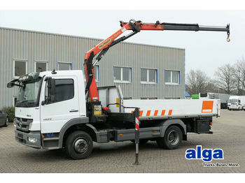 Openbakwagen vrachtwagen Mercedes-Benz 1224 Atego, 4.500mm lang, Kran PK8501, Euro 5