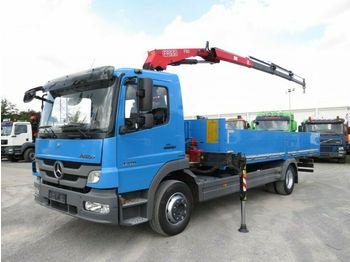 Openbakwagen vrachtwagen Mercedes-Benz Atego 1218 Pritsche Kran