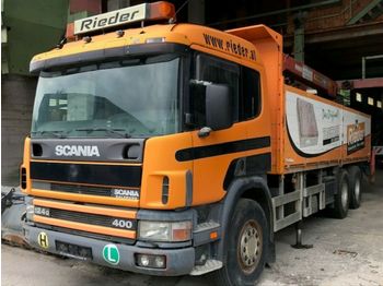 Openbakwagen vrachtwagen Scania P 124 GB 6x2 NA 400
