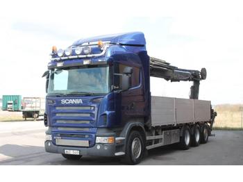 Openbakwagen vrachtwagen Scania R480LB8X4*4HNB Hiab 700E-6