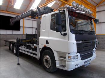 Platte vrachtwagen DAF CF XF 75.310 6x2 + PALFINGER PK 20002 Radio , Pomoc drogowa , do