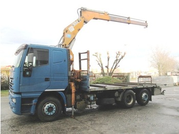 Platte vrachtwagen IVECO EUROSTAR 240E47