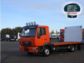 Platte vrachtwagen MAN 8.225 LLC, Euro 3, Plateau, LBW