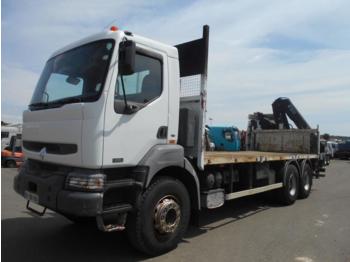 Platte vrachtwagen Renault Kerax 320