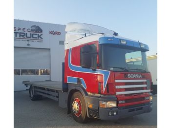 Platte vrachtwagen SCANIA 124L360, Mechanical Pumpe
