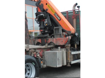 Platte vrachtwagen VOLVO FM12,+crane Palfinger