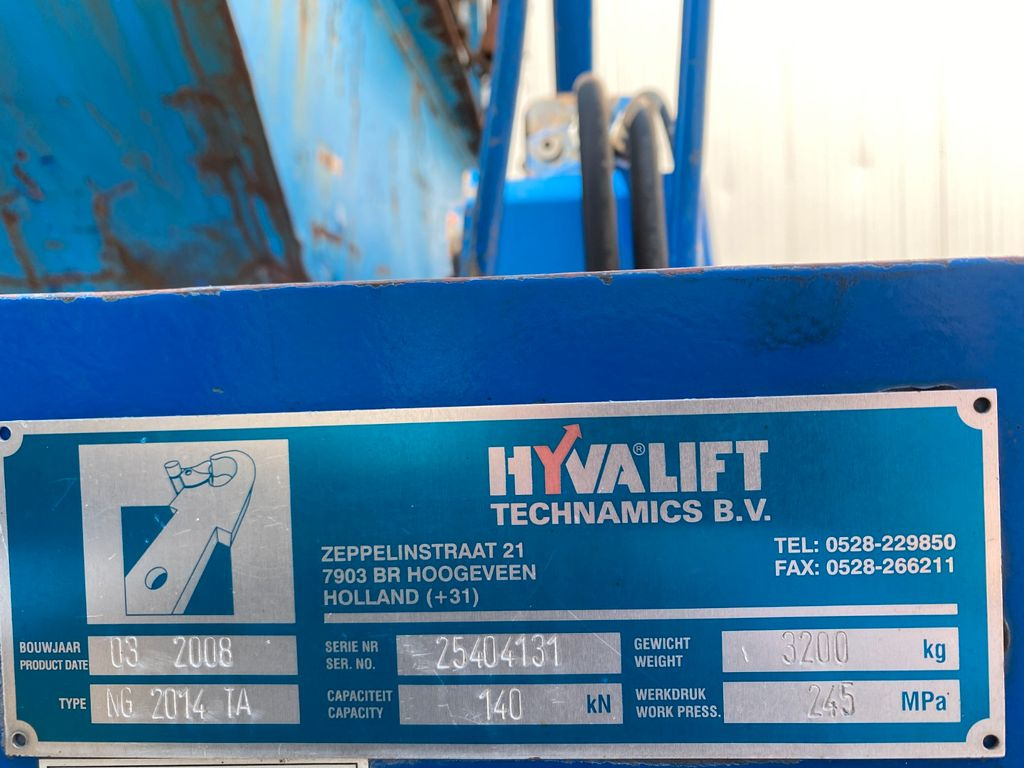 Portaalarmsysteem vrachtwagen DAF CF 75.360 | HYVA-Lift NG'2014 + Mulde*AHK