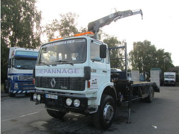 Vrachtwagen met open laadbak, Kraanwagen RENAULT G230: afbeelding 1