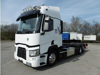 Containertransporter/ Wissellaadbak vrachtwagen RENAULT T460 Volvo Technik Retarder 2x AHK Navi Euro 6: afbeelding 1